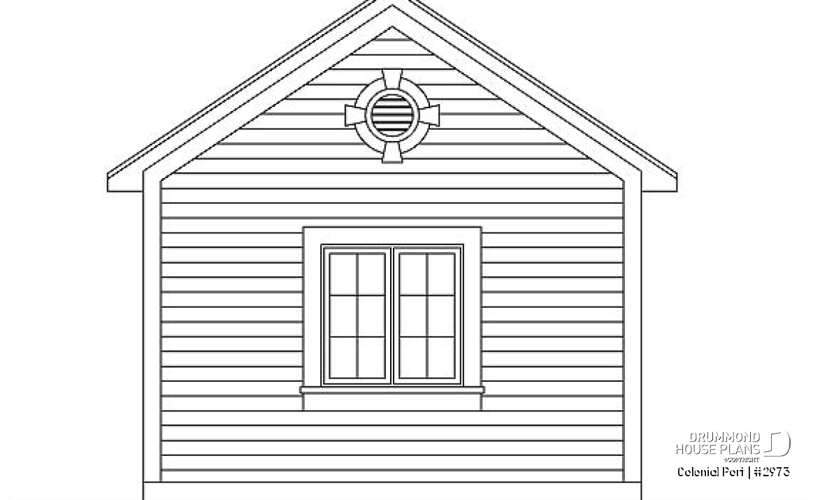 rear elevation - Colonial Port
