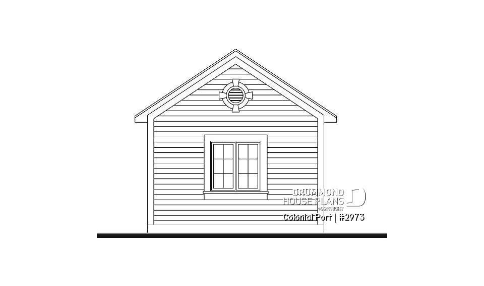 rear elevation - Colonial Port