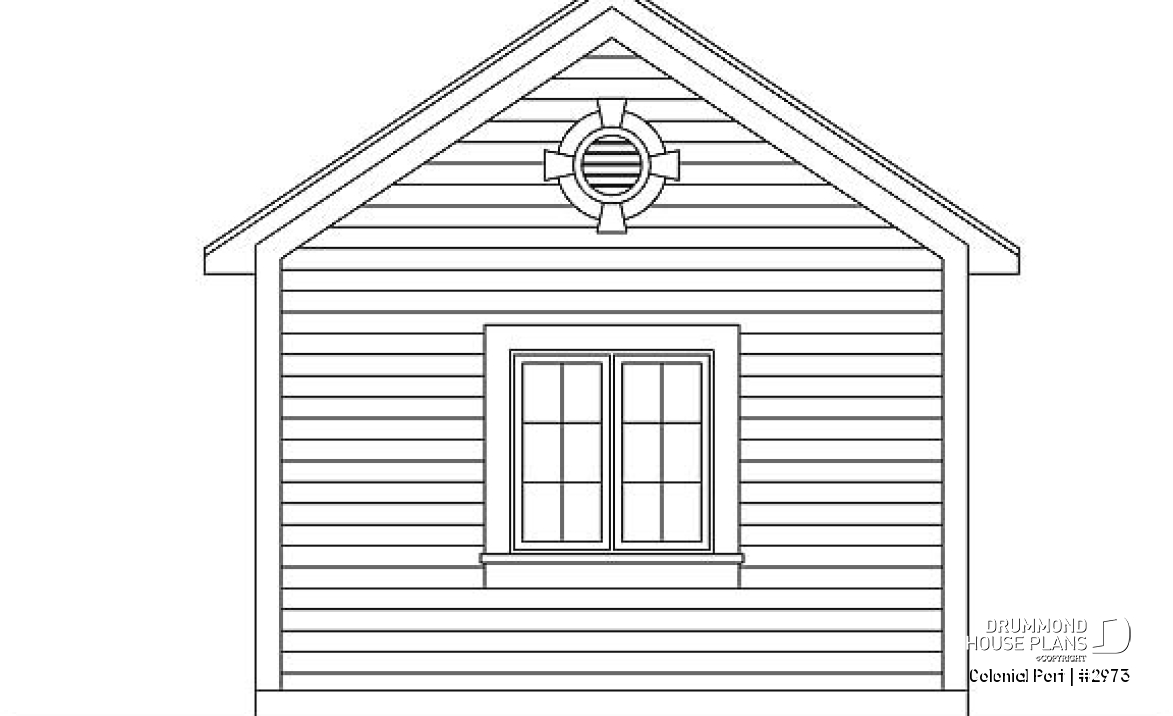 rear elevation - Colonial Port