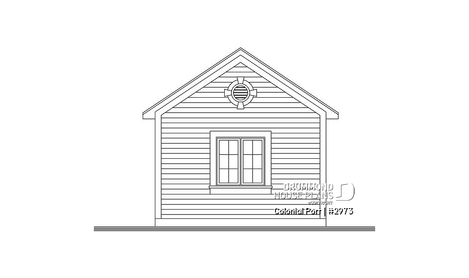 rear elevation - Colonial Port