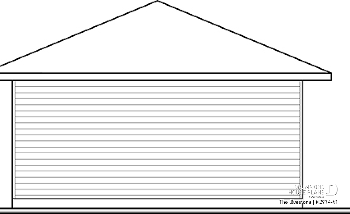 rear elevation - The Bluestone