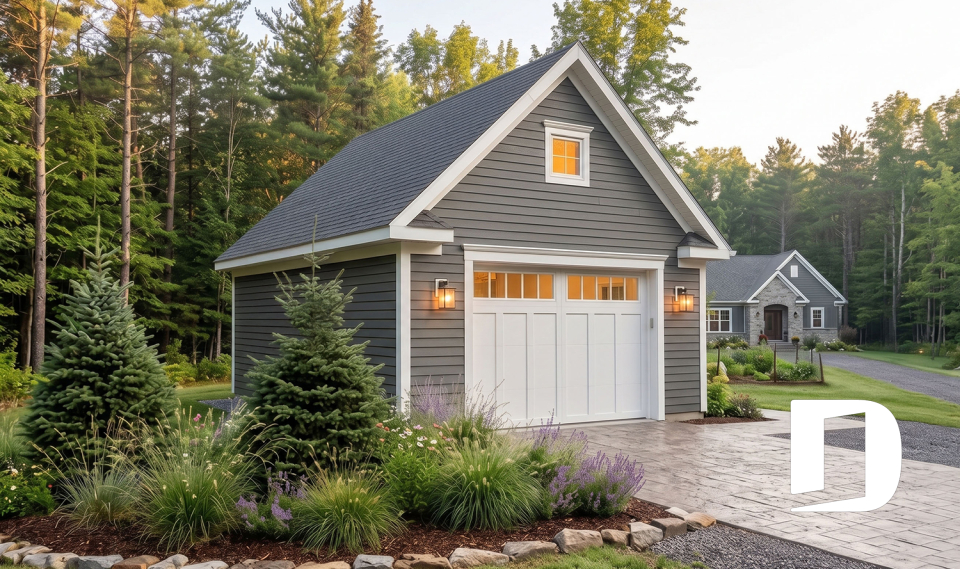 front - BASE MODEL - Spacious one-car garage plan, with storage area in attic. PDF and blueprints available. - Colonial Bay 2