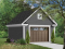front - BASE MODEL - Spacious one-car garage plan, with storage area in attic. PDF and blueprints available. - Colonial Bay 2