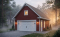 front - BASE MODEL - 2-Car garage plan with large storage area in the attic. - Colonial Bay 3