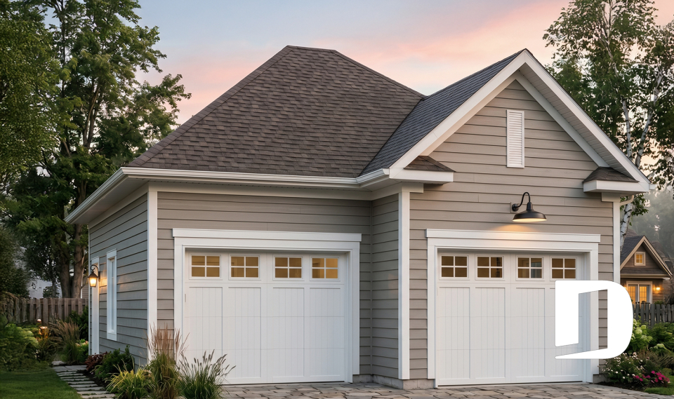 front - BASE MODEL - 2-car garage plan design available in PDF and blueprints - The Carlington