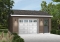 front - BASE MODEL - Simple one-car garage, country style 20' x 24' - Durand 3