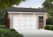 front - BASE MODEL - Country style 2-car garage - Durand