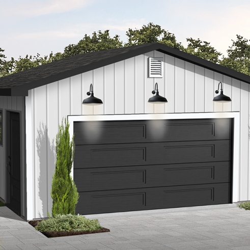 Color version 1 - Front - One-car garage plan, traditional style - Hazel Way