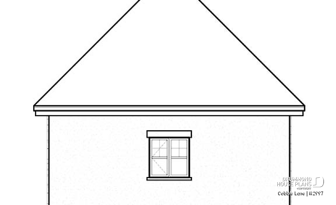 rear elevation - Cobble Lane
