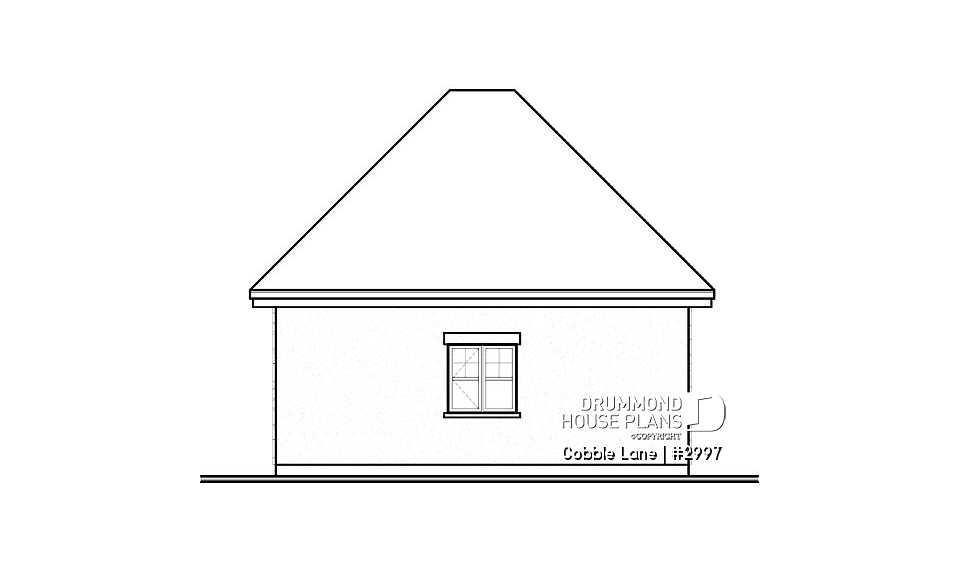 rear elevation - Cobble Lane
