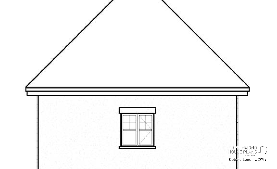 rear elevation - Cobble Lane