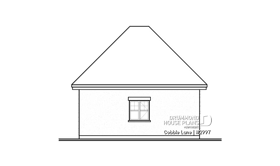 rear elevation - Cobble Lane