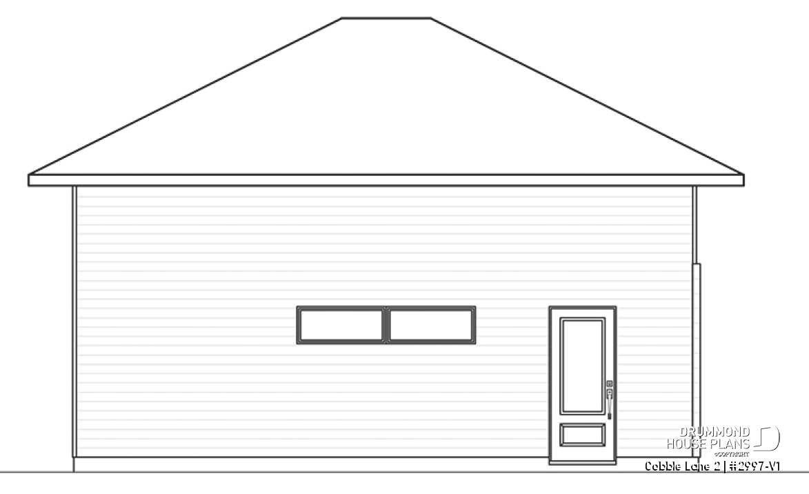 rear elevation - Cobble Lane 2
