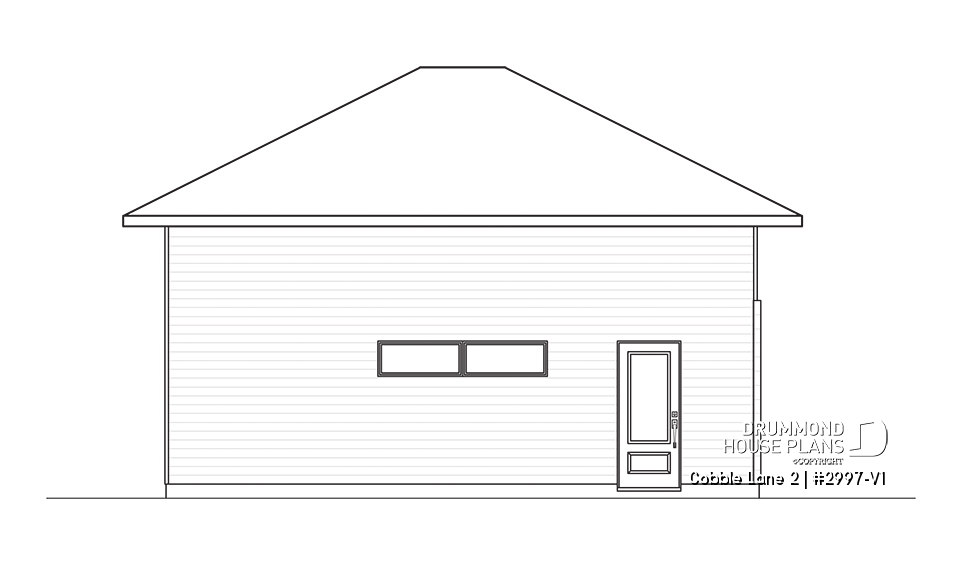 rear elevation - Cobble Lane 2
