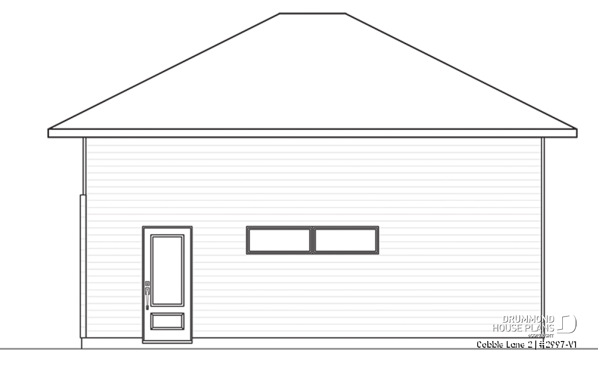 rear elevation - Cobble Lane 2