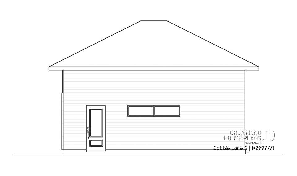 rear elevation - Cobble Lane 2