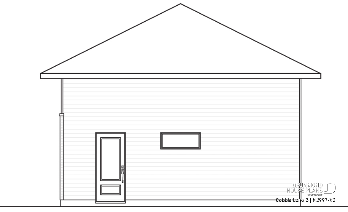 rear elevation - Cobble Lane 3