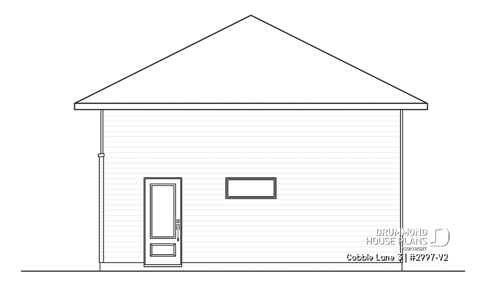 rear elevation - Cobble Lane 3