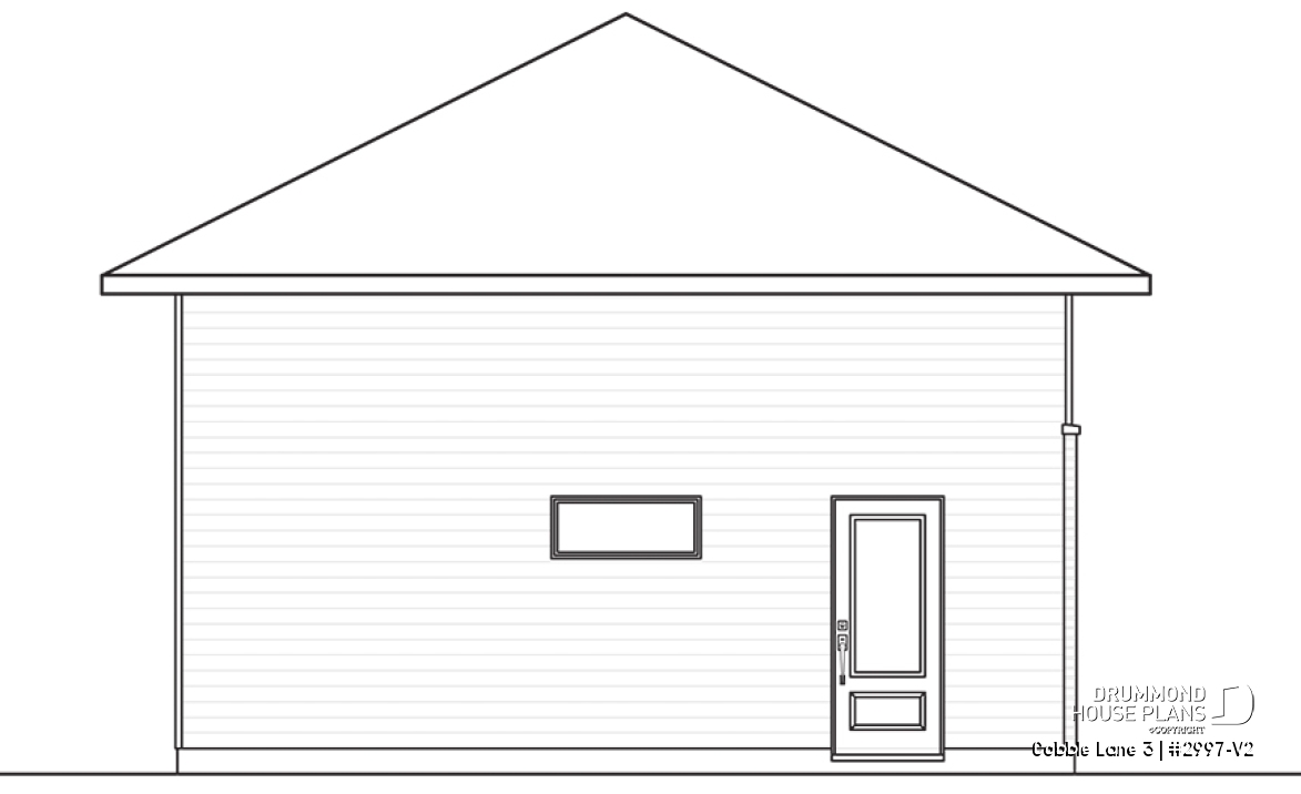 rear elevation - Cobble Lane 3