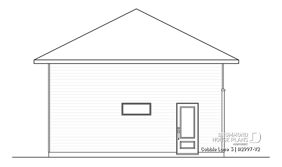 rear elevation - Cobble Lane 3