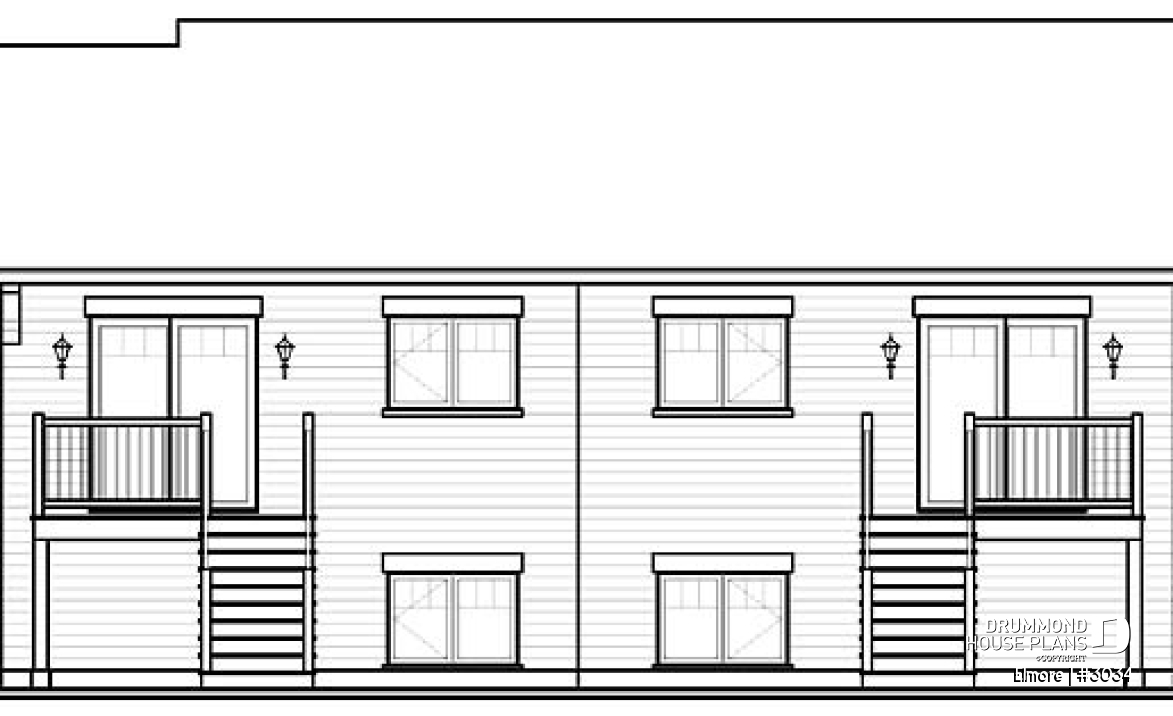 rear elevation - Elmore