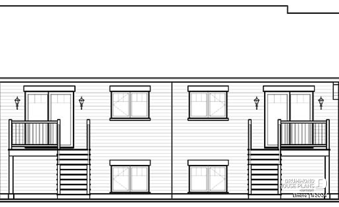 rear elevation - Elmore