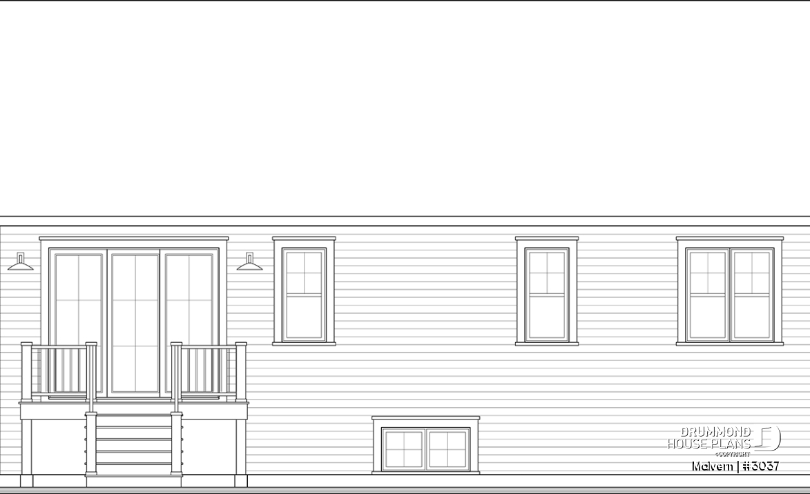 rear elevation - Malvern