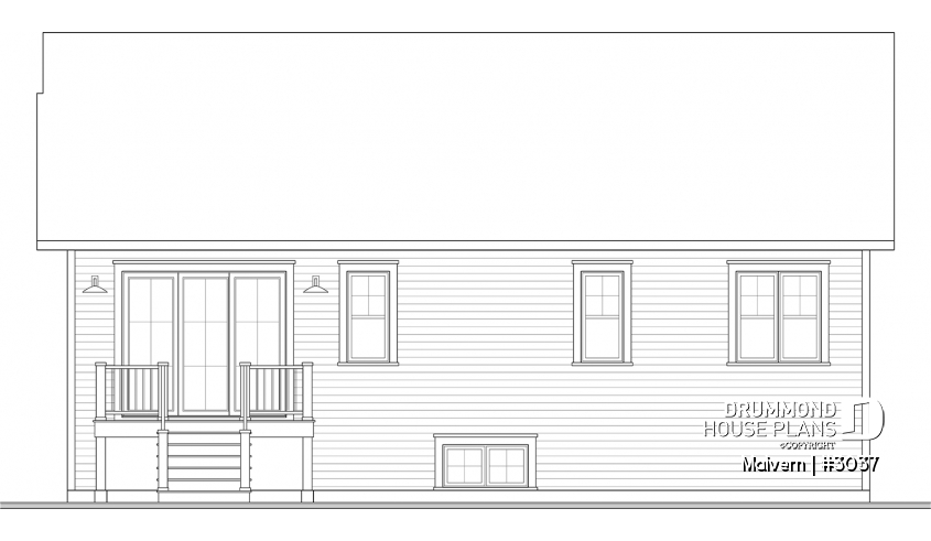 rear elevation - Malvern