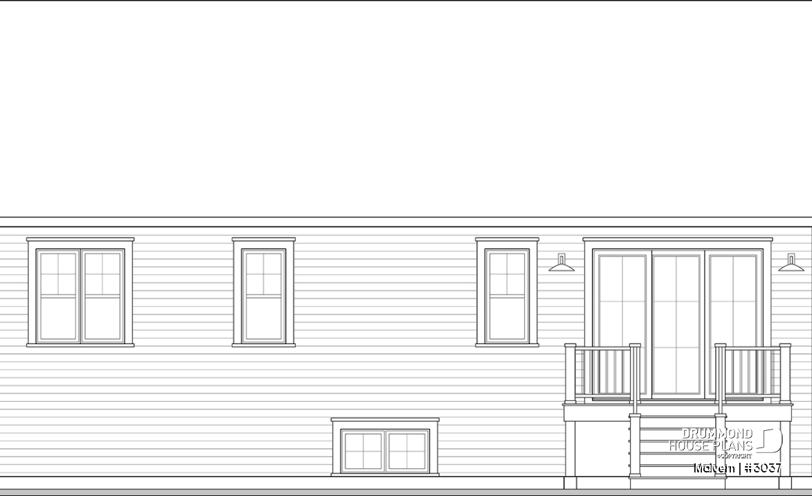 rear elevation - Malvern