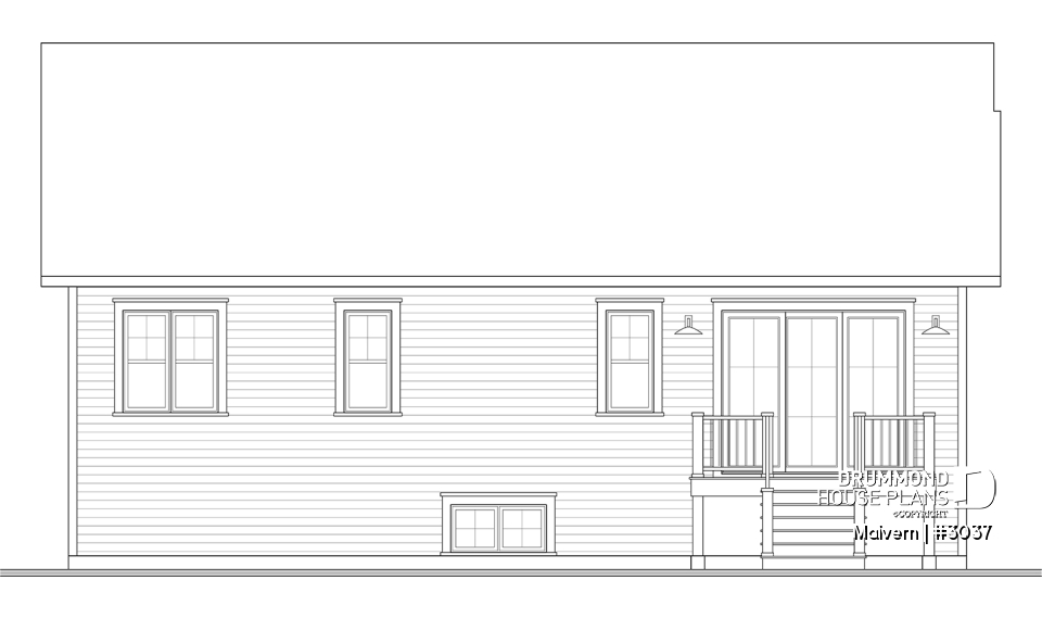 rear elevation - Malvern
