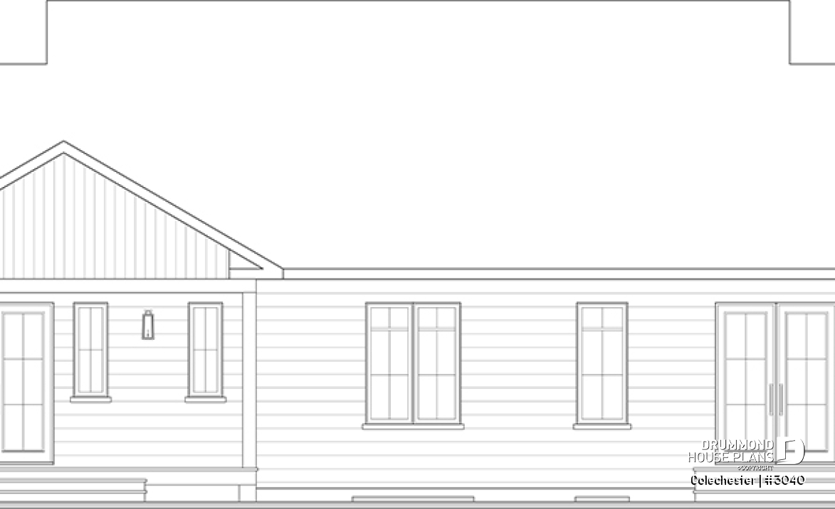 rear elevation - Colechester