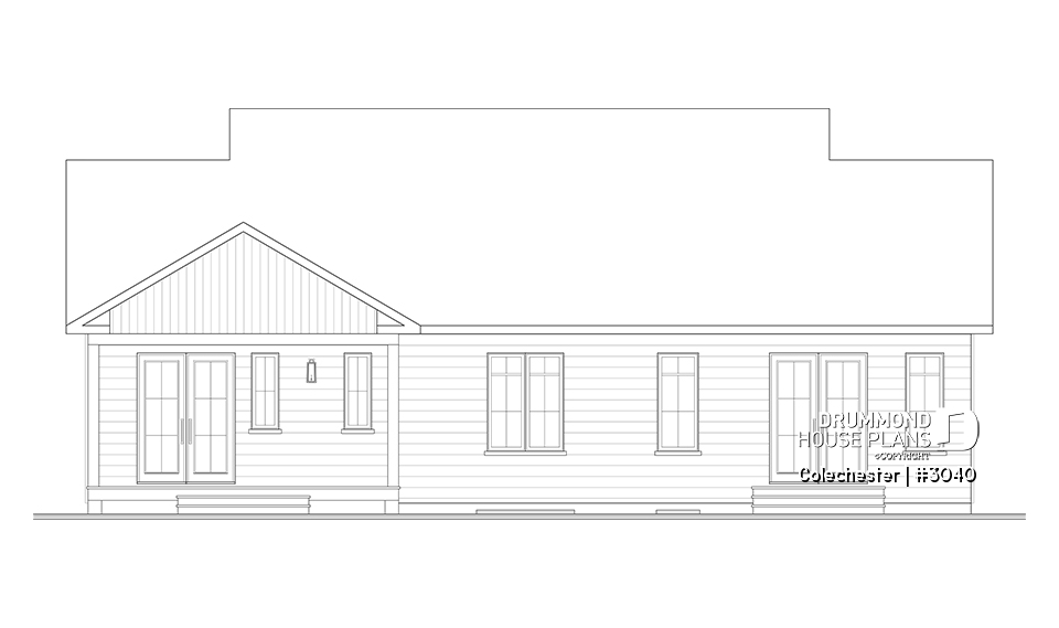 rear elevation - Colechester