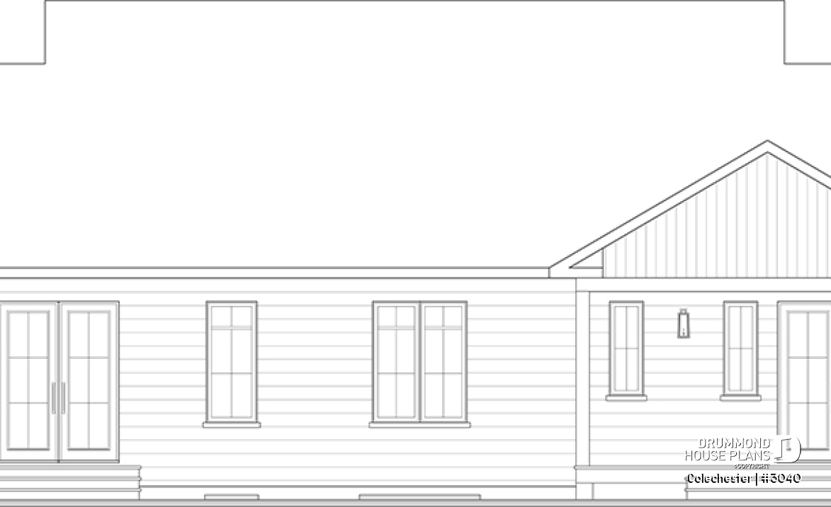 rear elevation - Colechester