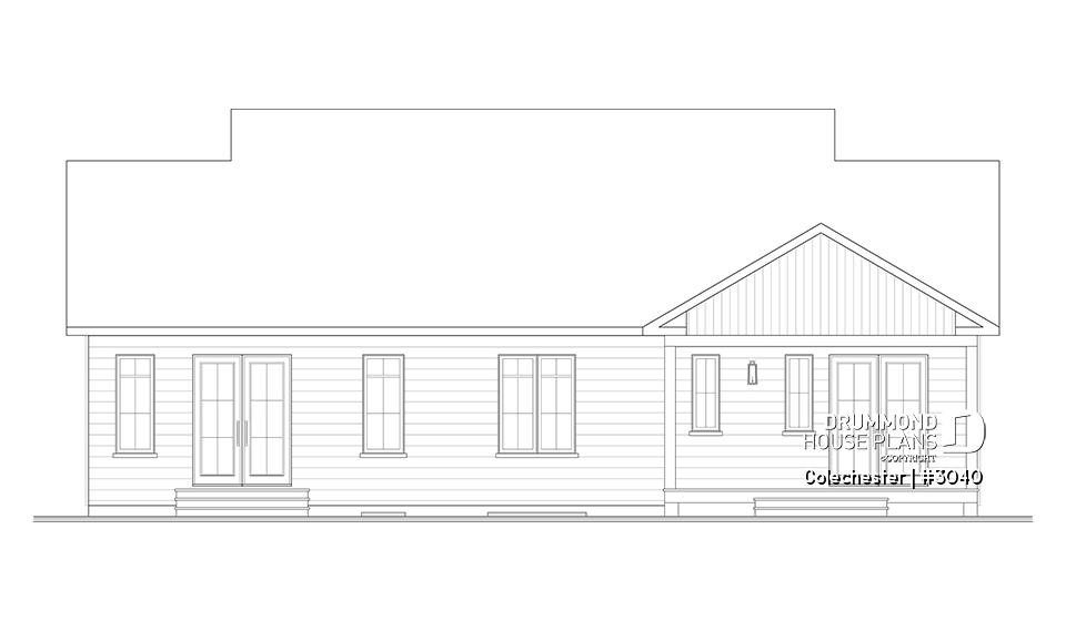 rear elevation - Colechester