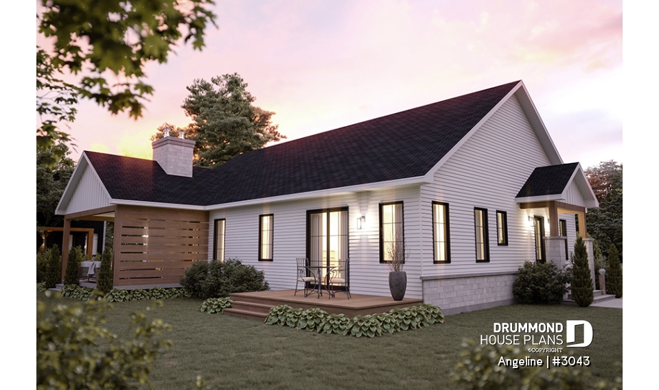 Rear view - BASE MODEL - Angeline