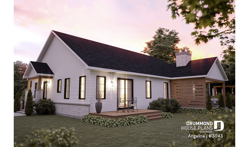 Rear view - BASE MODEL - Angeline