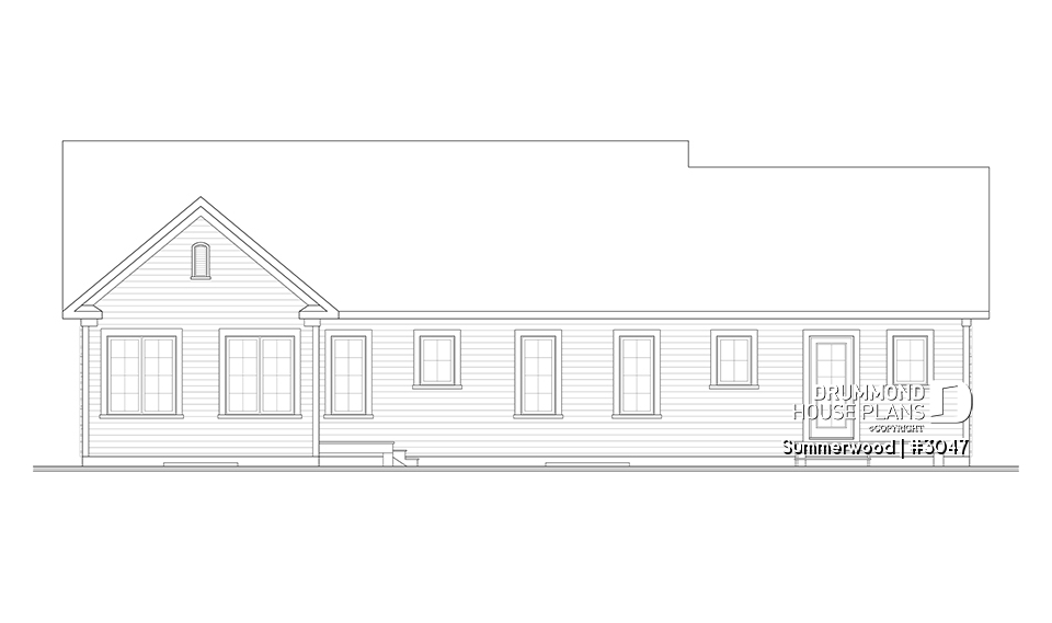 rear elevation - Summerwood