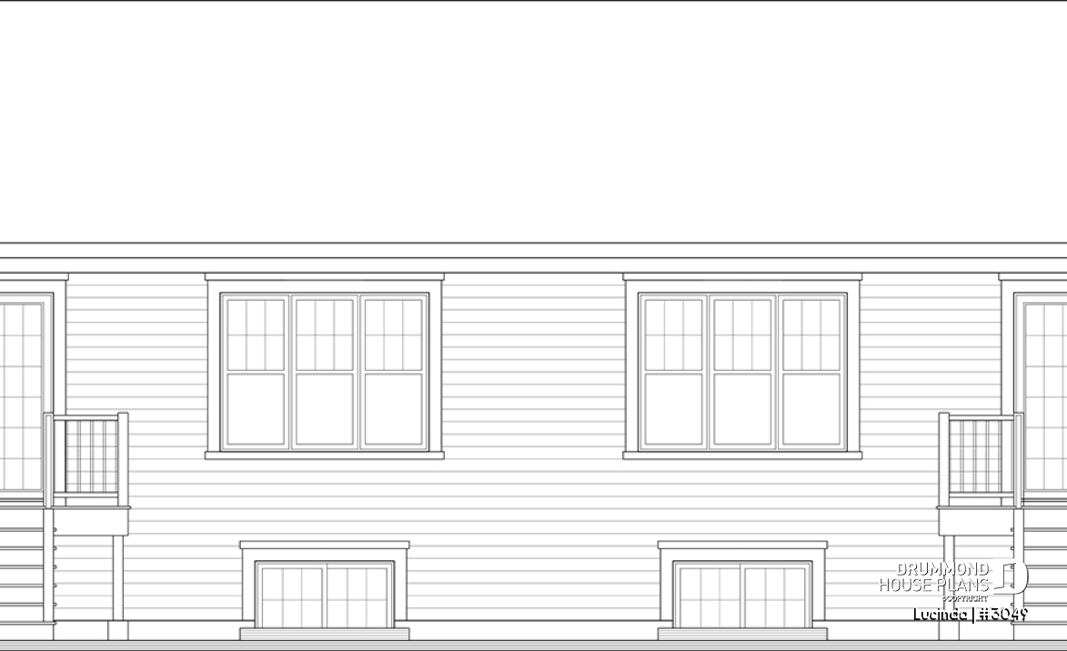 rear elevation - Lucinda