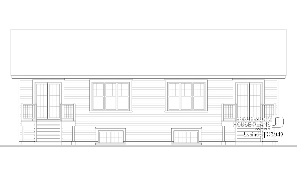 rear elevation - Lucinda
