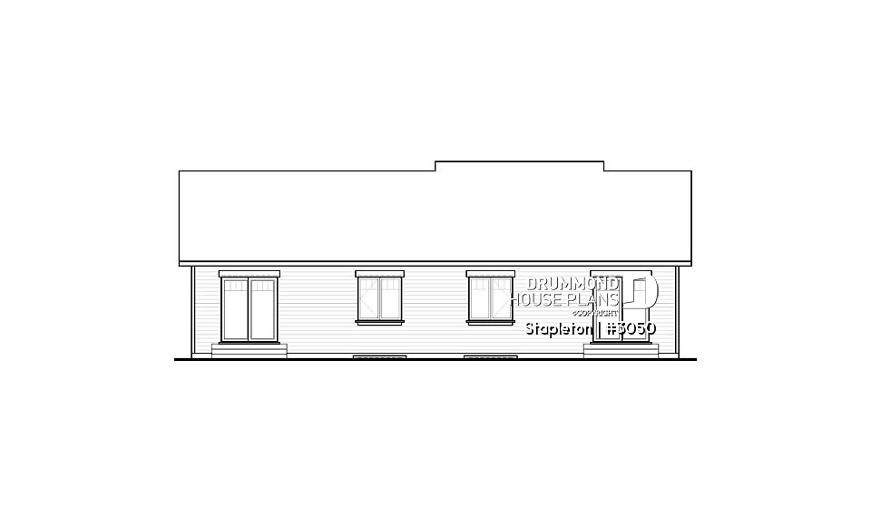 rear elevation - Stapleton
