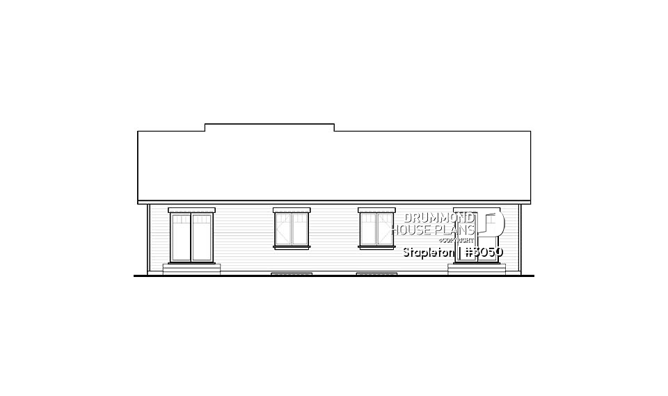 rear elevation - Stapleton