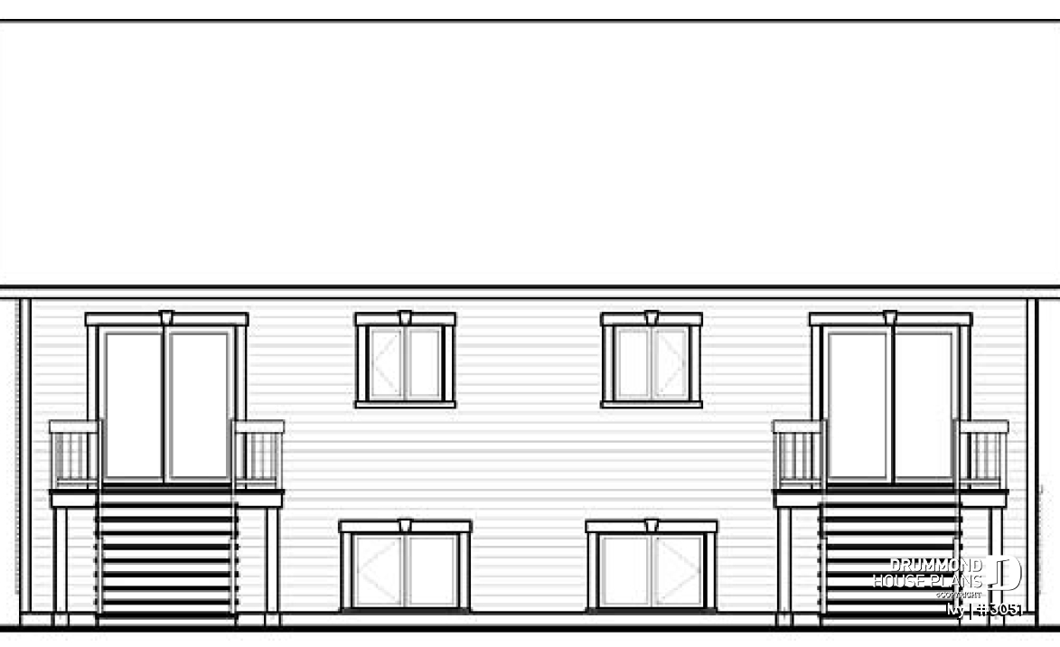 rear elevation - Ivy