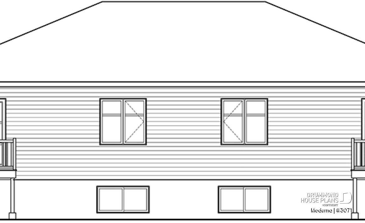 rear elevation - Moderna