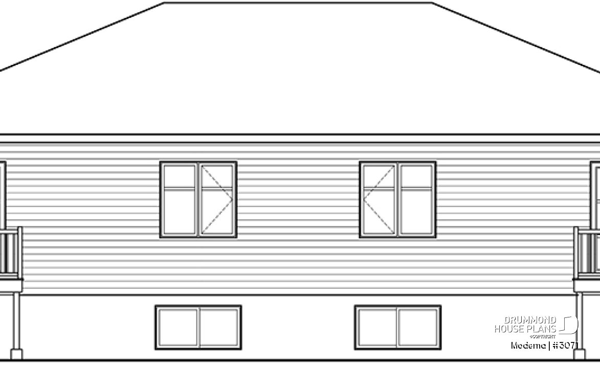 rear elevation - Moderna