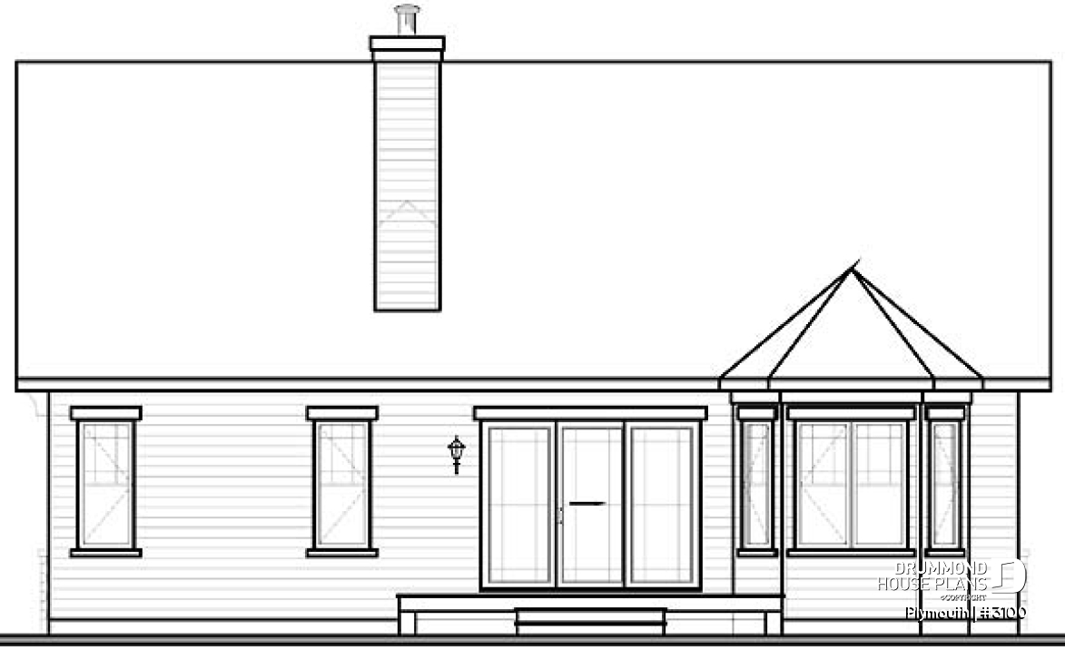 rear elevation - Plymouth