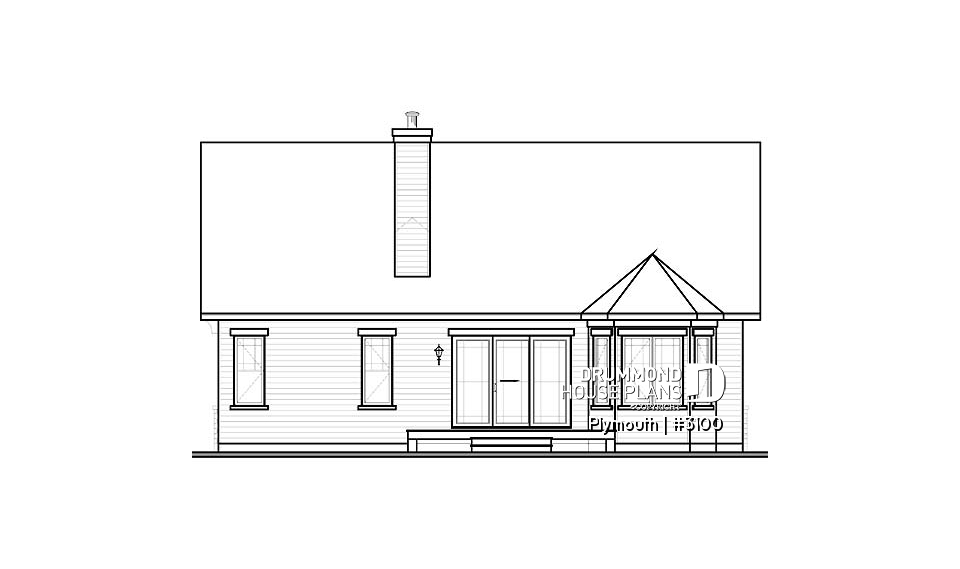 rear elevation - Plymouth