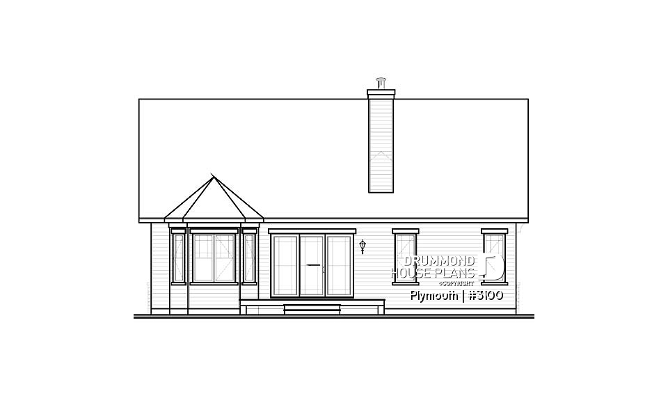 rear elevation - Plymouth