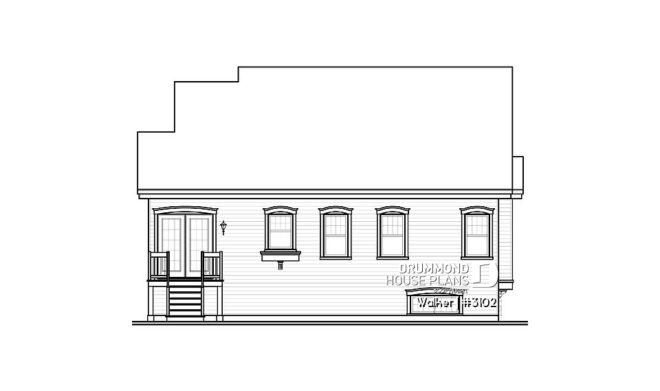 rear elevation - Walker