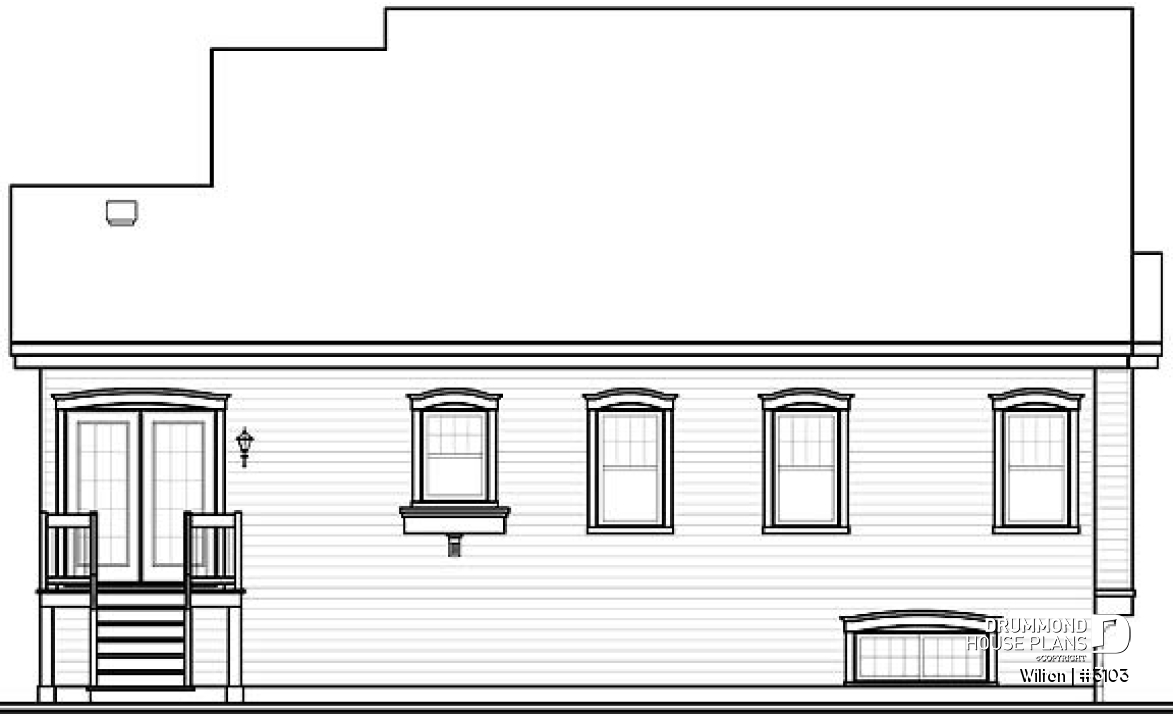 rear elevation - Wilton
