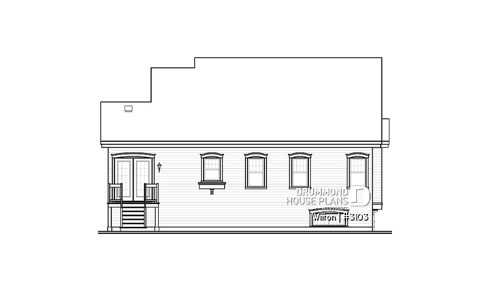 rear elevation - Wilton